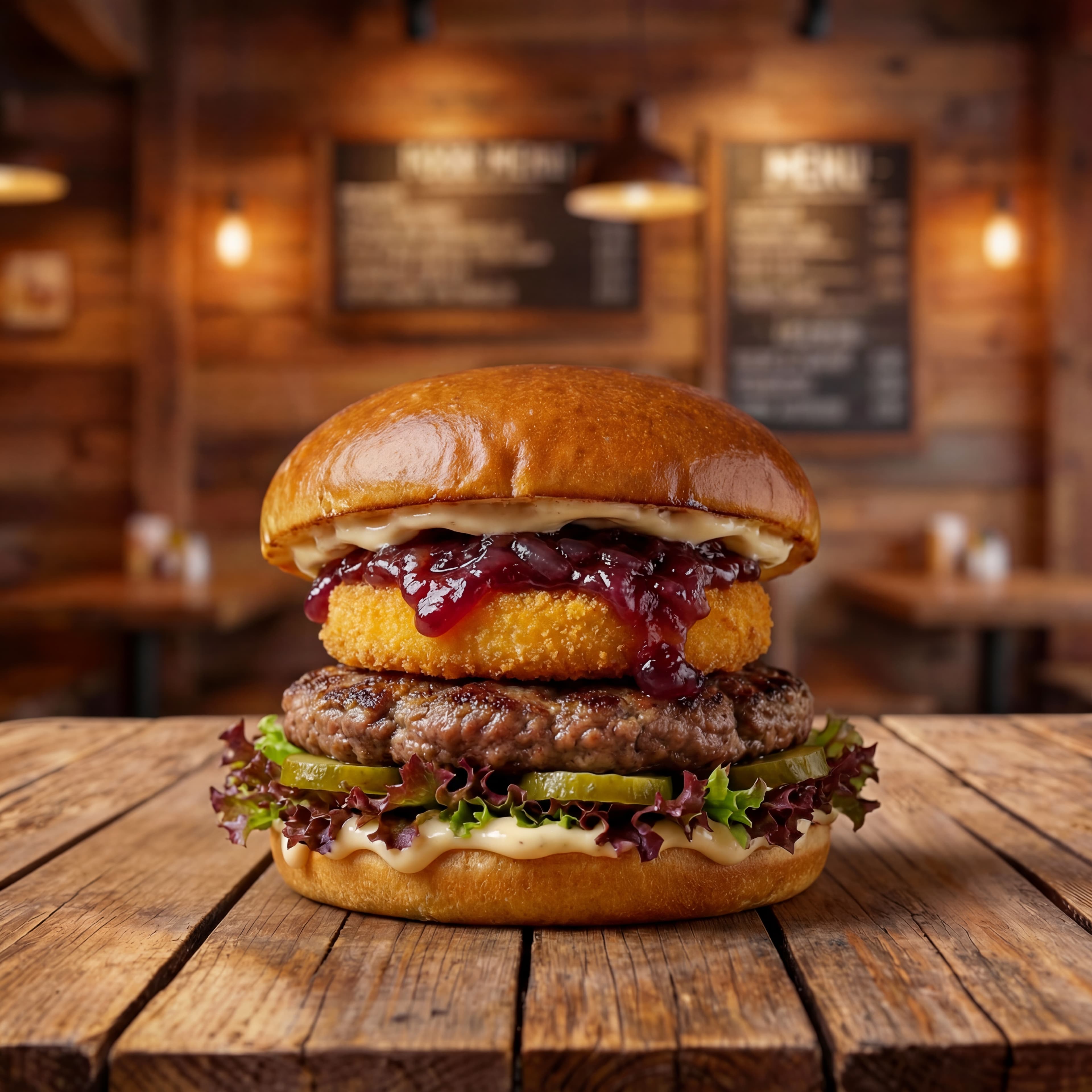 Camembert Burger